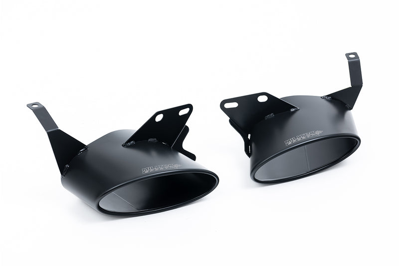 Miltek OPF Back Eksosanlegg med Svarte Tupper - Audi RS6/RS7 C8