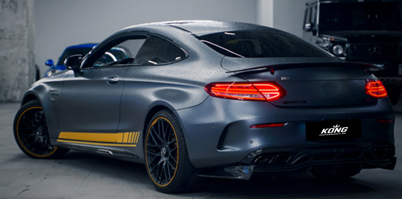 KONG Carbon R-Style Bagasjeroms Spoiler – Mercedes-Benz C-Klasse C205 Coupé (2016–2021) KONG PERFORMANCE