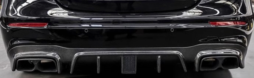 KONG Carbon B-Style Diffuser – Mercedes-Benz E-Klasse (W213 2017–2021)