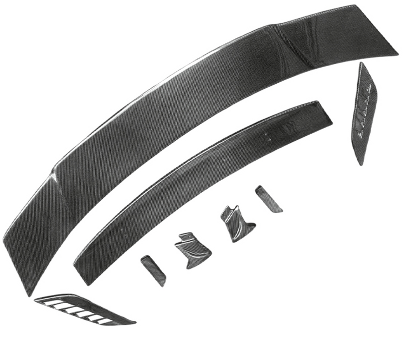 KONG Carbon R-Style Rear Spoiler – Mercedes-AMG GT / GTS / GTC (C190/R190, 2015–2024) KONG PERFORMANCE