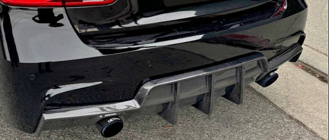 KONG Carbon Fiber Diffuser – BMW 3 Series F30 (2013–2019)