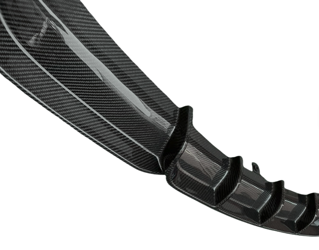 KONG Carbon Fiber Diffuser – BMW 3 Series F30 (2013–2019, Single Side Dual Exit)