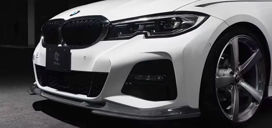 KONG Carbon Frontleppe – 3D Style for BMW G20/G21 3-serie Pre-LCI (2020–2022)