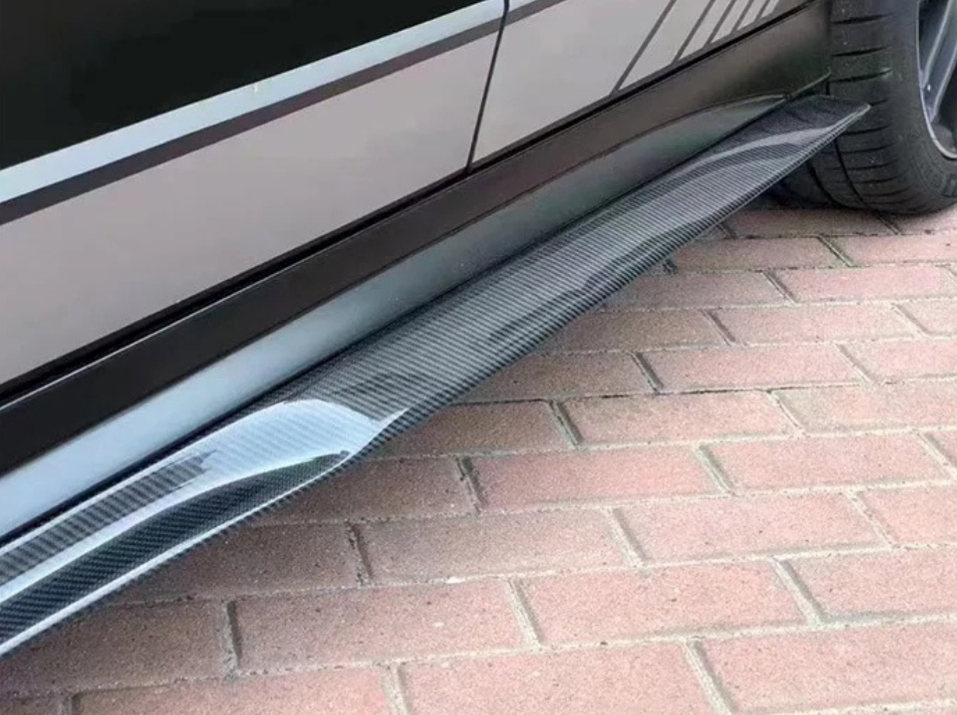 KONG PSM Style Carbon Fiber Side Skirts – Mercedes-AMG C63 Coupé/Cabriolet (C205/A205, 2015–2021)