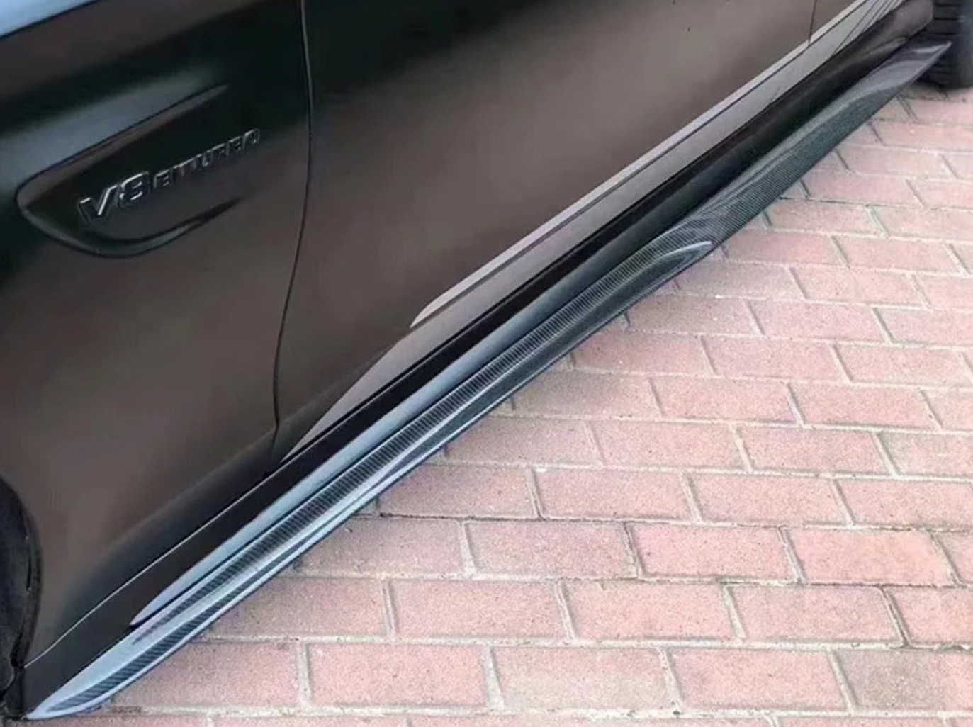 KONG PSM Style Carbon Fiber Side Skirts – Mercedes-AMG C63 Coupé/Cabriolet (C205/A205, 2015–2021)