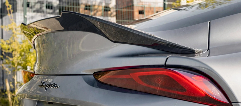KONG Carbon V Style Bakspoiler — Toyota GR Supra A90 2019+