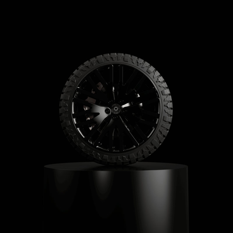 Heritage Customs Black Crow 22" Felg – Land Rover