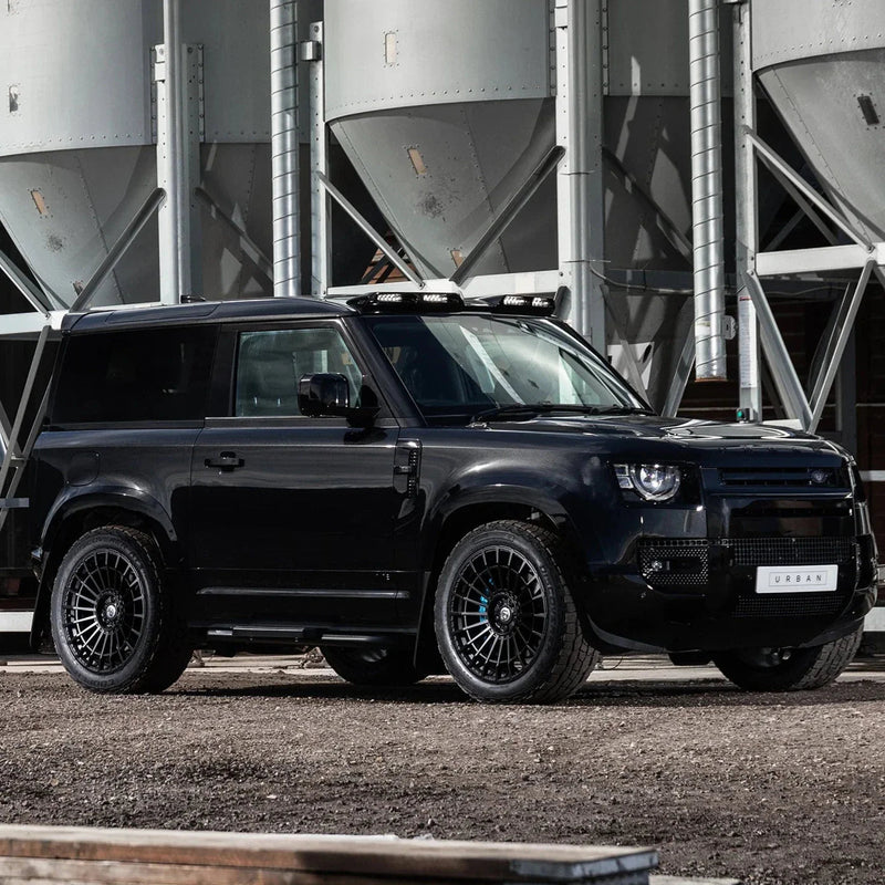 22” WX3 Felgsett - Satin Black – Land Rover Defender L663 2020-2026 KONG PERFORMANCE