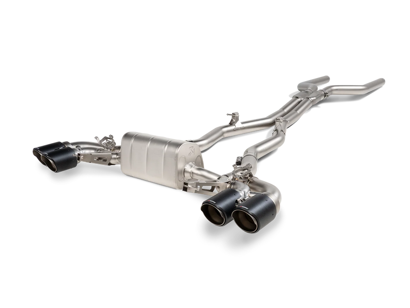 Akrapovič Evolution Line (Titanium) — BMW M8 / M8 Competition (F91/F92)