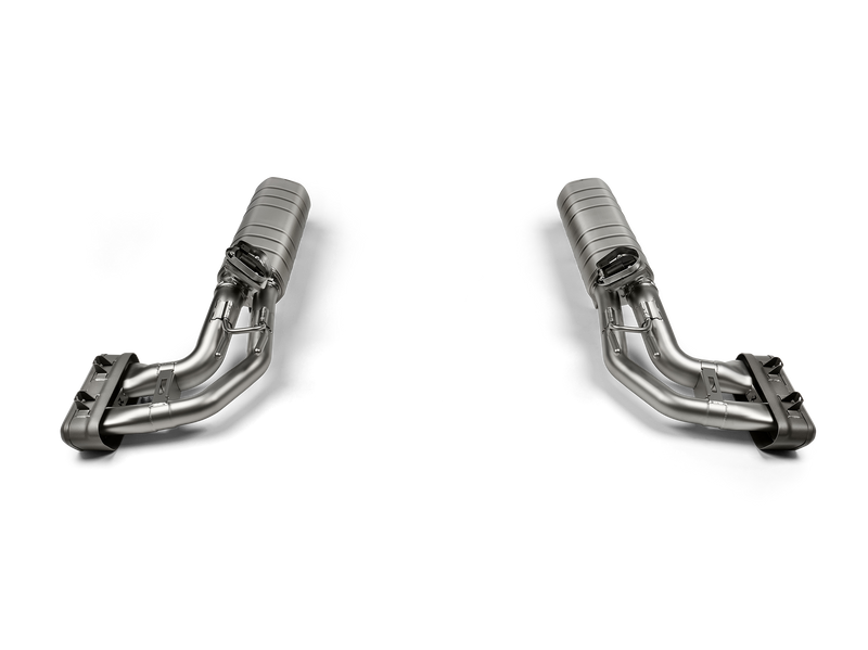 Akrapovic AMG G63 W465 Evolution Line — bakvinkel titaniumtupper