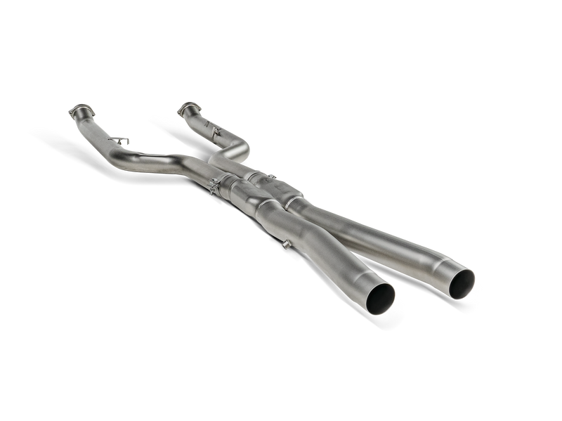 Akrapovič Evolution Link Pipe Set Titanium BMW M5 G90 G99 — produktvisning