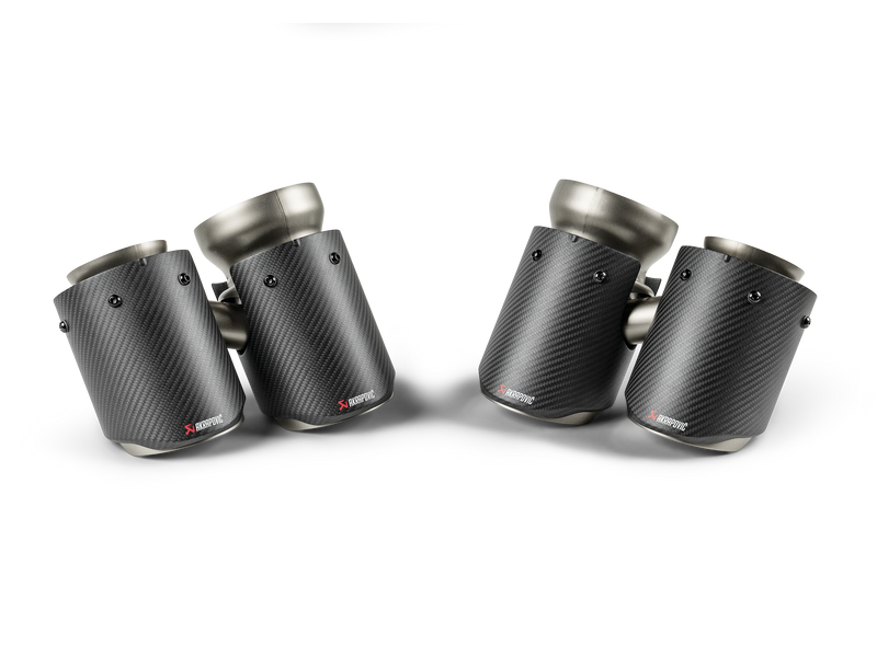 Akrapovič Tail Pipe Set Carbon rund BMW M5 G90 G99 — bilde 2