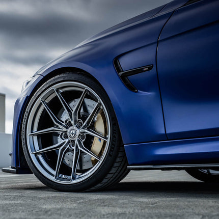 HRE FlowForm FF21 Liquid Metal på BMW M3 F80