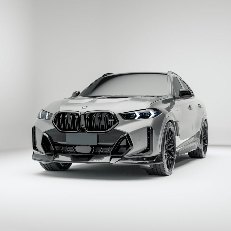 BMW X6 G06 LCI carbon fiber front lip