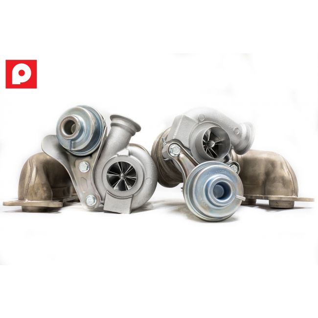Pure Turbos N54 Stage 2 Turbo Oppgradering – BMW 135i, 335i, 535i (N54) 450–600hp