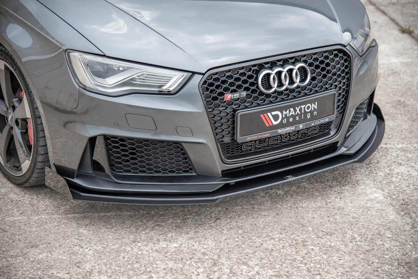 Street Pro Front Splitter + Flaps – Audi RS3 8V Sportback (2013-2016)