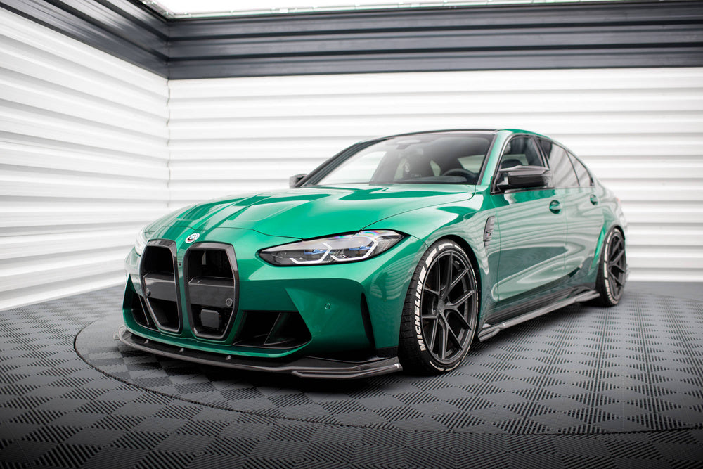 Prepreg Carbon Fiber Front Splitter V.2 BMW M3 G80 / G81 (2021–)