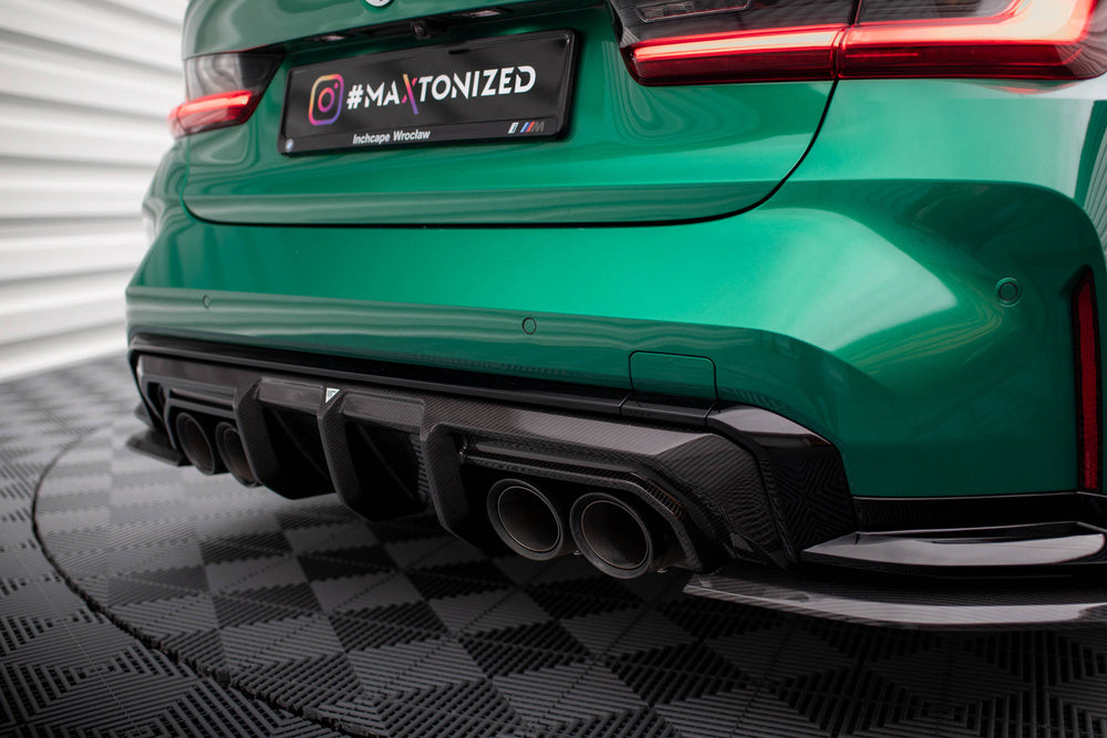 Prepreg Carbon Fiber Rear Diffuser BMW M3 Sedan / Touring G81
