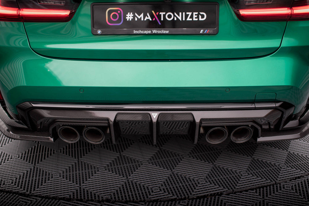 Prepreg Carbon Fiber Rear Diffuser BMW M3 Sedan / Touring G81