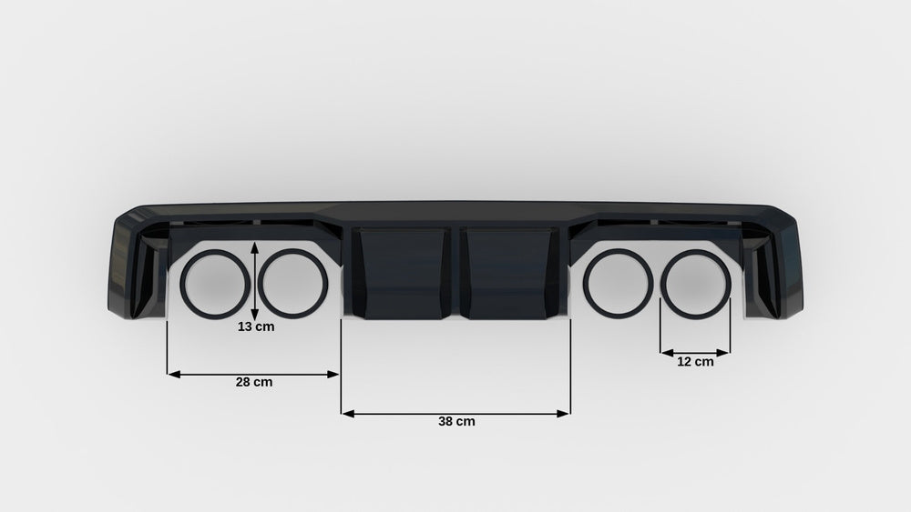 Bakre Valance – BMW M4 G82 / G83 / Facelift (2021+)