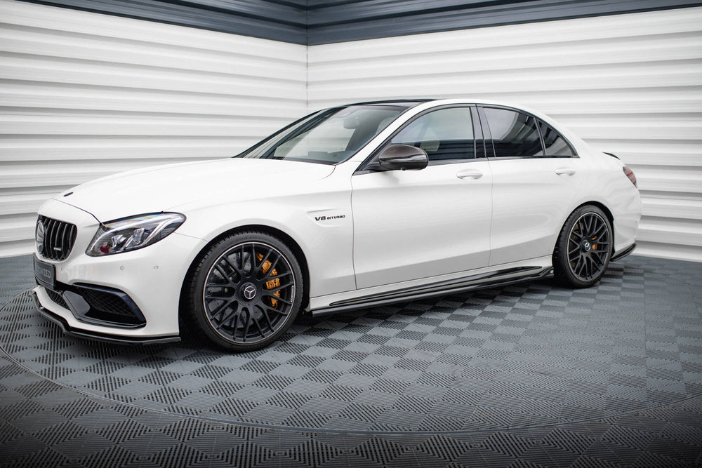 Side Skirts Diffusers V.2 – Mercedes-AMG C63 Sedan / Estate W205 / S205 (2014–2018)