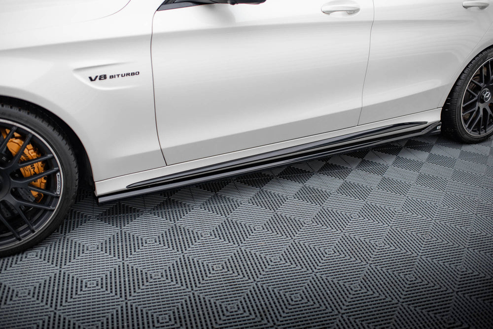 Side Skirts Diffusers V.2 – Mercedes-AMG C63 Sedan / Estate W205 / S205 (2014–2018)