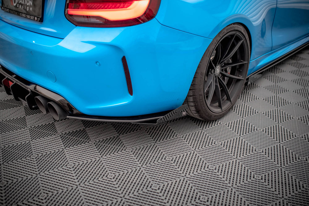 Street Pro Rear Side Splitters + Flaps BMW M2 F87 (2016–2020)