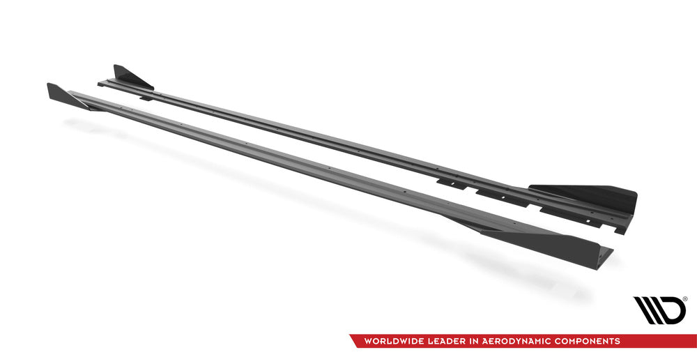 Street Pro Side Skirts Diffusers + Flaps BMW M2 F87 (2016–2020)