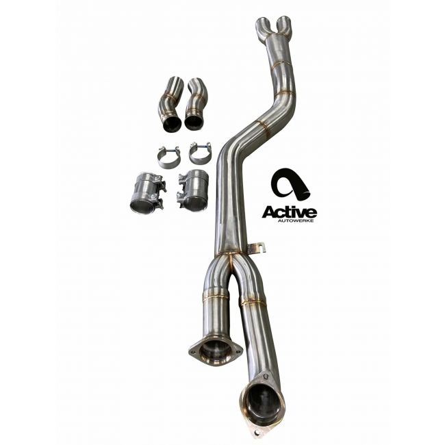 Active Autowerke S58 G8x Single Midpipe – BMW M2 G87, M3 G80, M4 G82/G83 – bilde 2