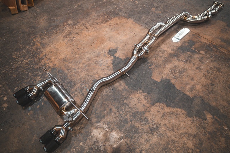 Valvetronic Designs Spjeldstyrt Eksosanlegg – BMW M3 F80, M4 F82, F83 (S55, Equal Length)