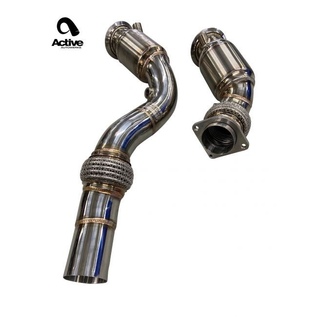 Active Autowerke S55 Catless Downpipes – BMW M2 Competition F87, M3 F80, M4 F82/F83