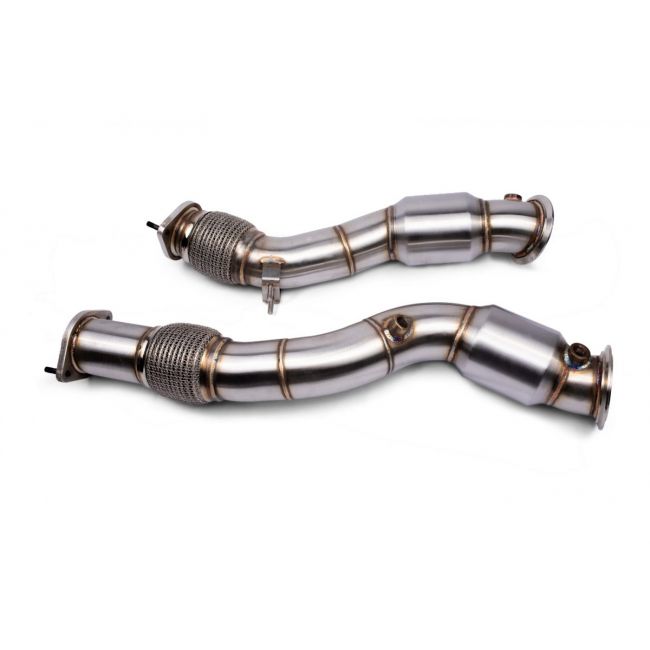 VRSF S58 X3M/X4M Catted Downpipes 200 Cell – BMW X3M F97, X4M F98 (2019–2022)
