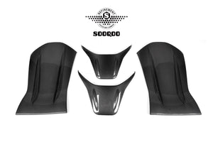 SOOQOO – Carbon Seat Back Cover For Mercedes AMG Bucket Seats