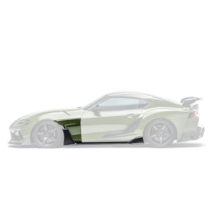 ADRO Carbon Fiber Side Skirts V2 – Toyota GR Supra (A90/A91) KONG PERFORMANCE