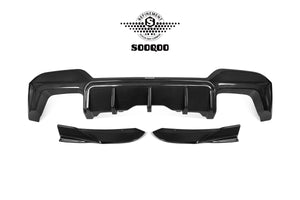 SOOQOO – Carbon Rear Diffuser (SQ Style) BMW X3M F97 LCI (2022–)