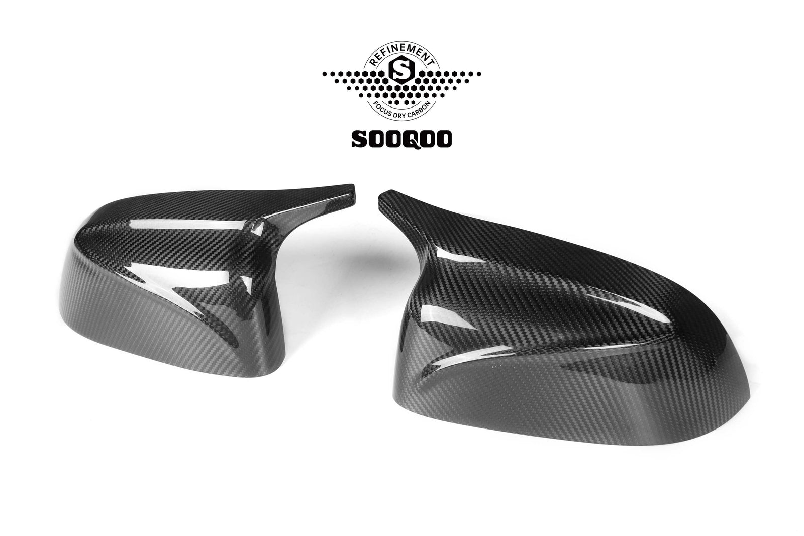 SOOQOO – Carbon Speilkåper (XM Style)  BMW X3 / X4 / X5 / X6 / X7 (G-serie)
