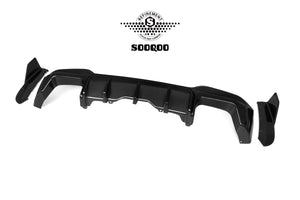 SOOQOO – Carbon Rear Diffuser (SQ Style) BMW X3M F97 LCI (2022–)