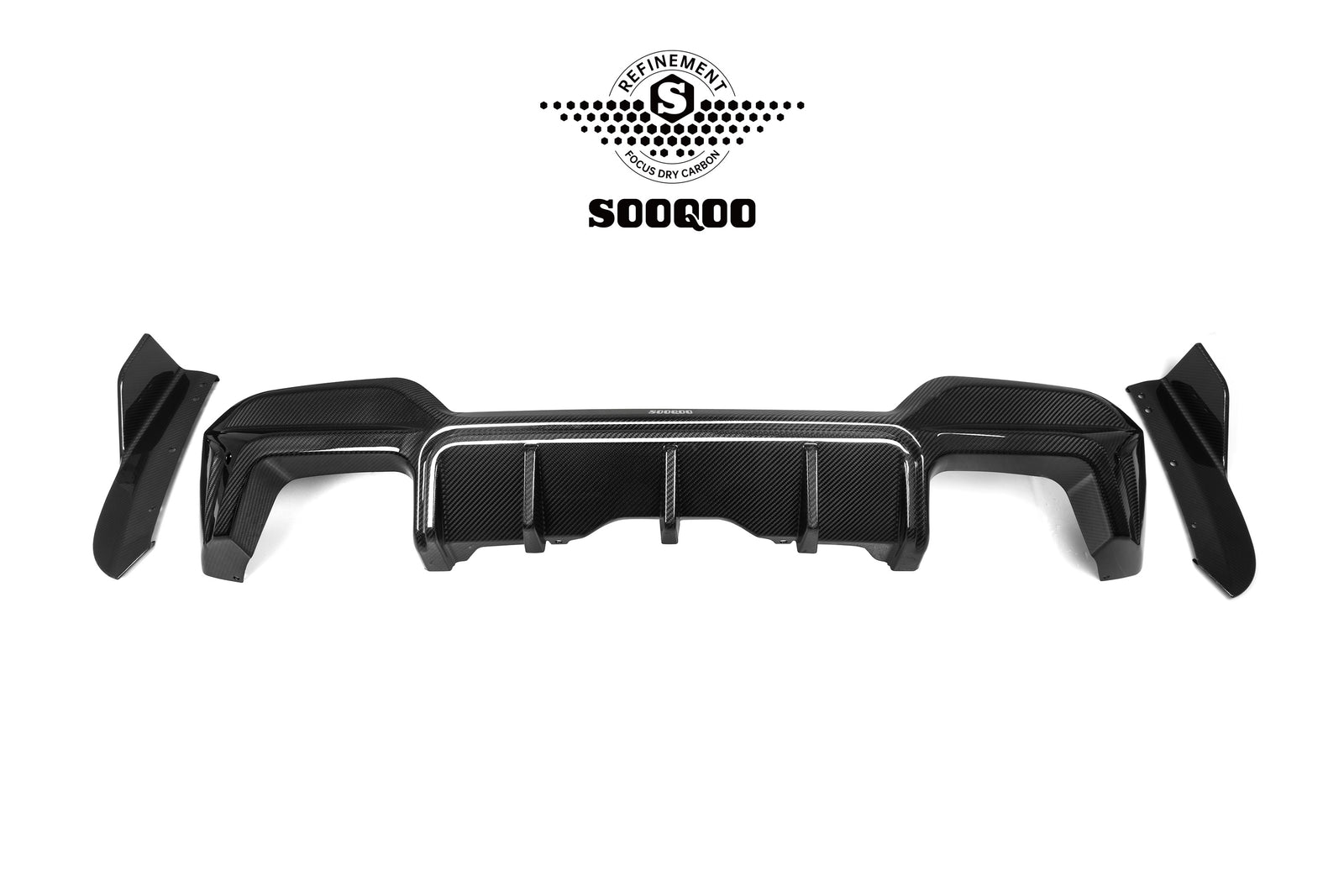 SOOQOO – Carbon Rear Diffuser (SQ Style) BMW X3M F97 LCI (2022–)