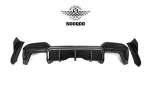 SOOQOO – Carbon Rear Diffuser (SQ Style) BMW X3M F97 LCI (2022–)