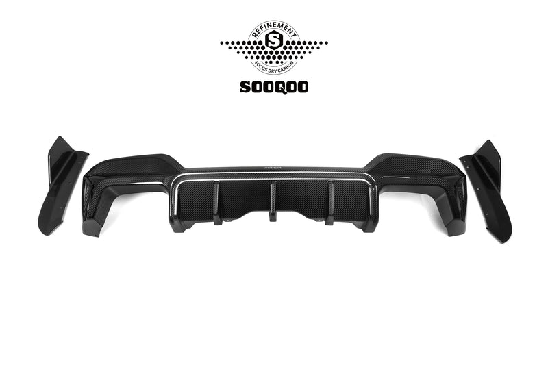 SOOQOO – Carbon Rear Diffuser (SQ Style) BMW X3M F97 LCI (2022–)