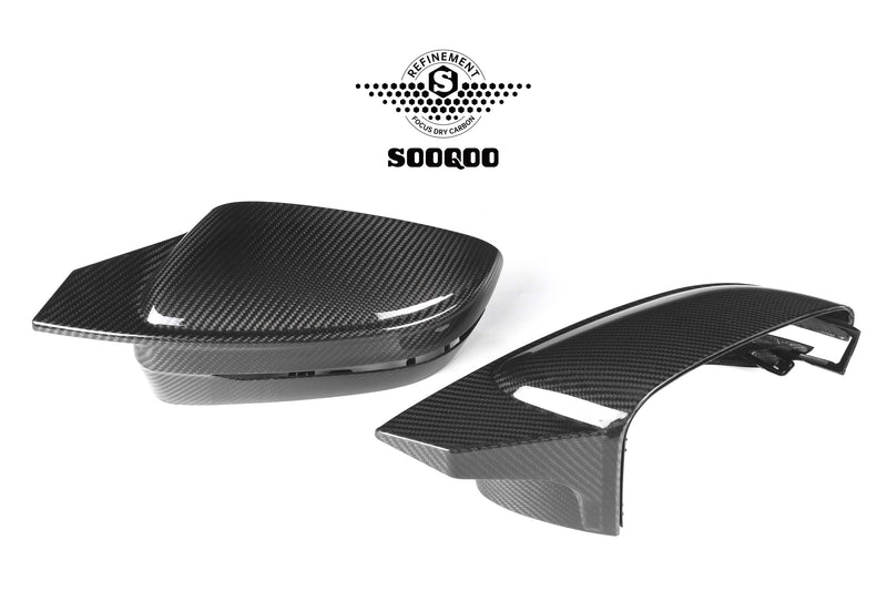 SOOQOO – Carbon Speilkåper (G8x M Style)  BMW G20 / G22 / G23 / G26 / G28 / G42