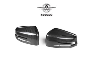 SOOQOO – Carbon Speilkåper (OEM Style)  Mercedes C / A / CLA / CLS / E-Klasse & GLA
