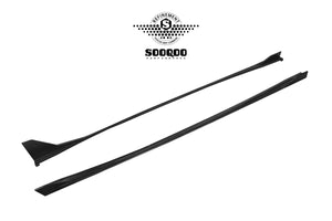 SOOQOO – Carbon Side Skirt Extensions (SQ Style) Audi RS3 8Y (2021–)