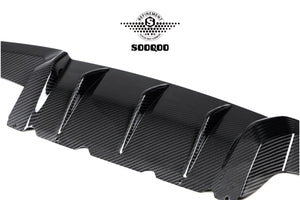 SOOQOO – Carbon Diffuser (MP Style)  BMW M2 / M2C F87 (2015–2022)