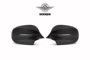 SOOQOO – Carbon Speilkåper (OEM Style)  BMW 1-serie / 3-serie E8x E9x LCI
