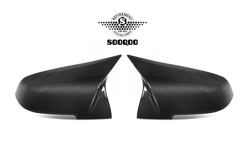 SOOQOO – Carbon Speilkåper (M Style)  BMW 1 / 2 / 3 / 4-Serie, X1 & i3 (F-serie)
