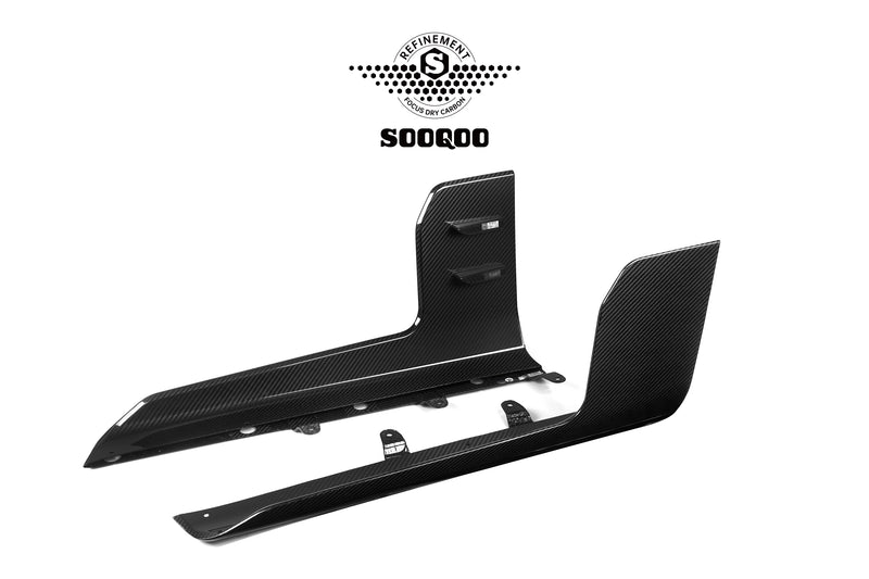 SOOQOO – Carbon Sideskjørt (MP Style)  BMW M2 G87 (2023–)