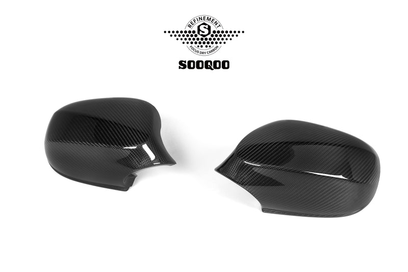 SOOQOO – Carbon Speilkåper (OEM Style)  BMW 1-serie / 3-serie E8x E9x LCI