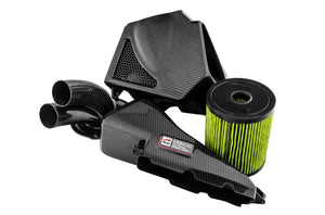 AWE S-FLO Carbon Intake C7 RS6 — detalj carbon airbox