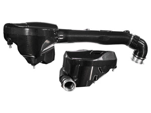 AWE S-FLO Carbon Intake G8X — karbonfiber detalj og filtre